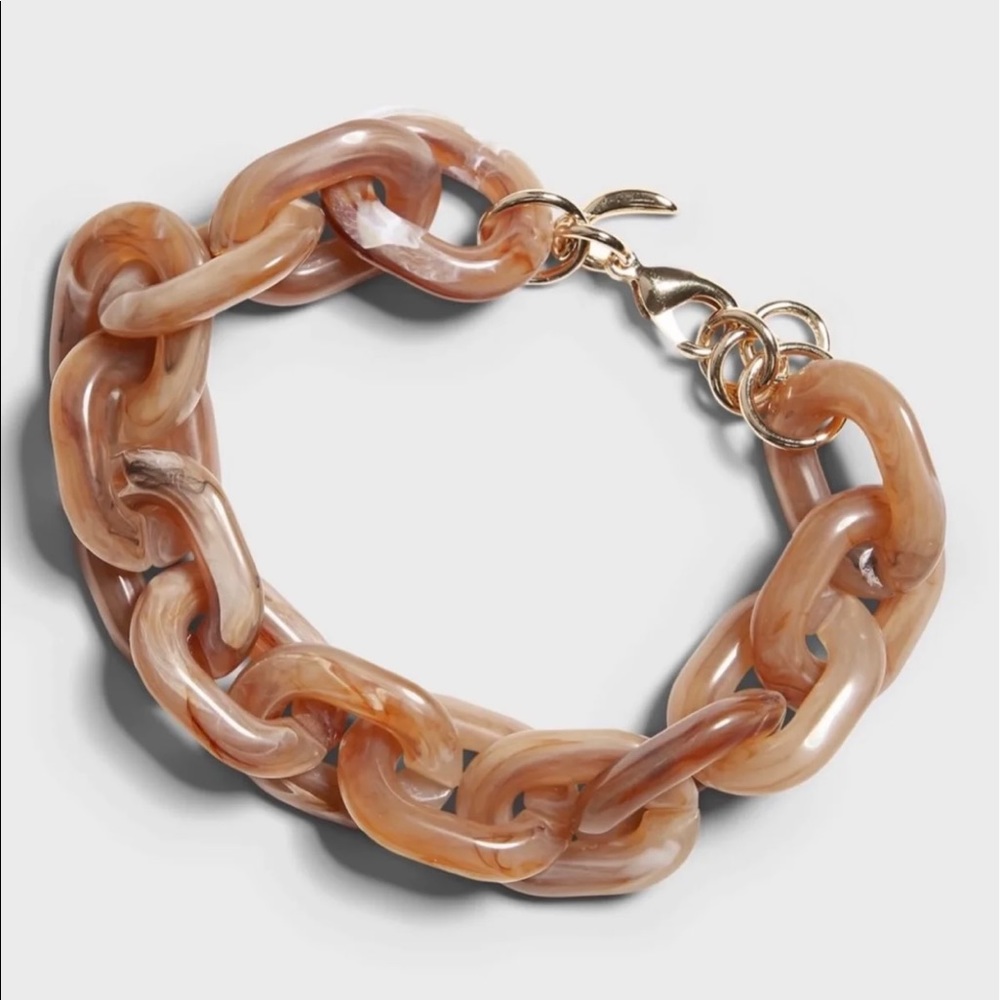 Banana republic resin link bracelet
